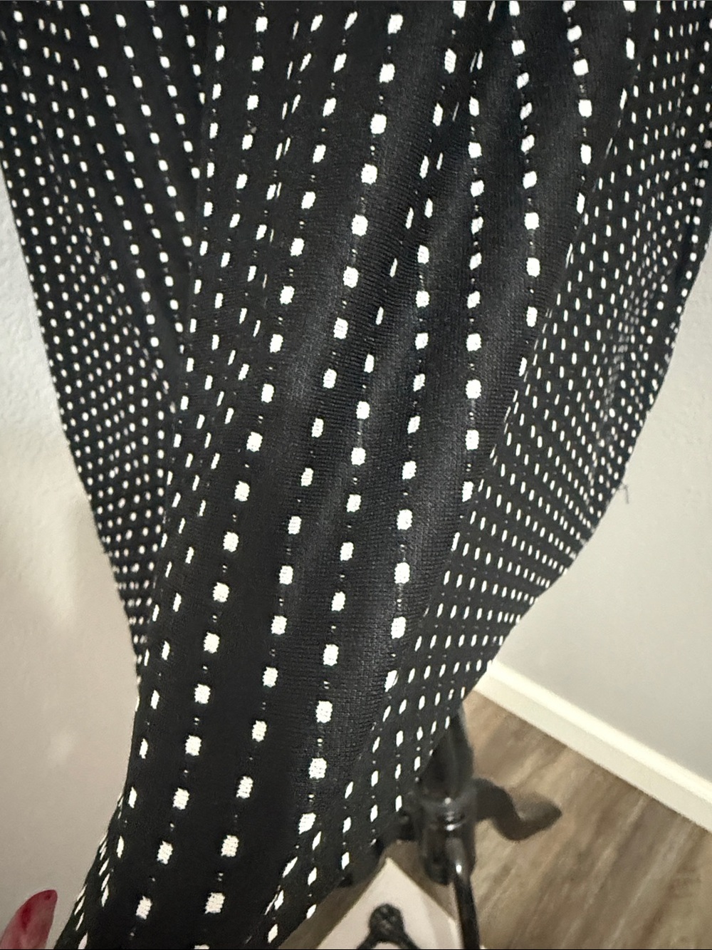 Swim by Cacique Black and White Polka Dot Swim Top Plus Size 28 - Picture 2 of 10